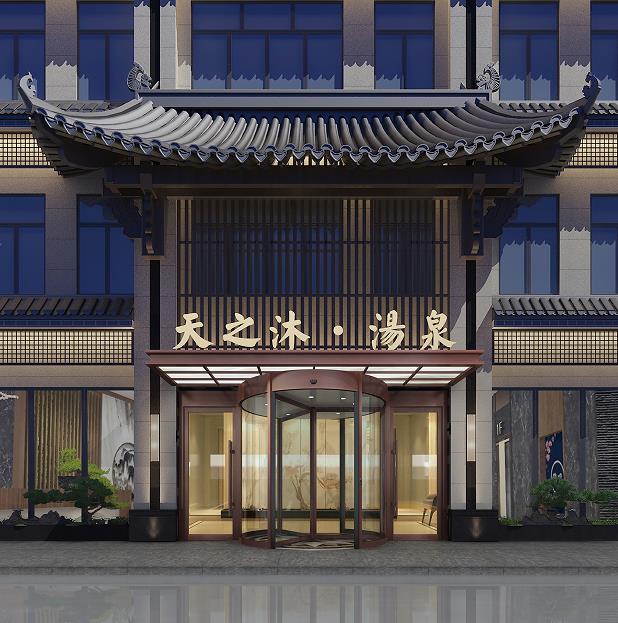 開(kāi)封第一樓——三翼展臺(tái)自動(dòng)旋轉(zhuǎn)門(mén)